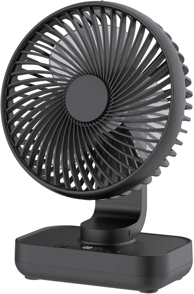 Tischventilator Leise Automatisch Oszillierend, 4000mAh Produktbild 