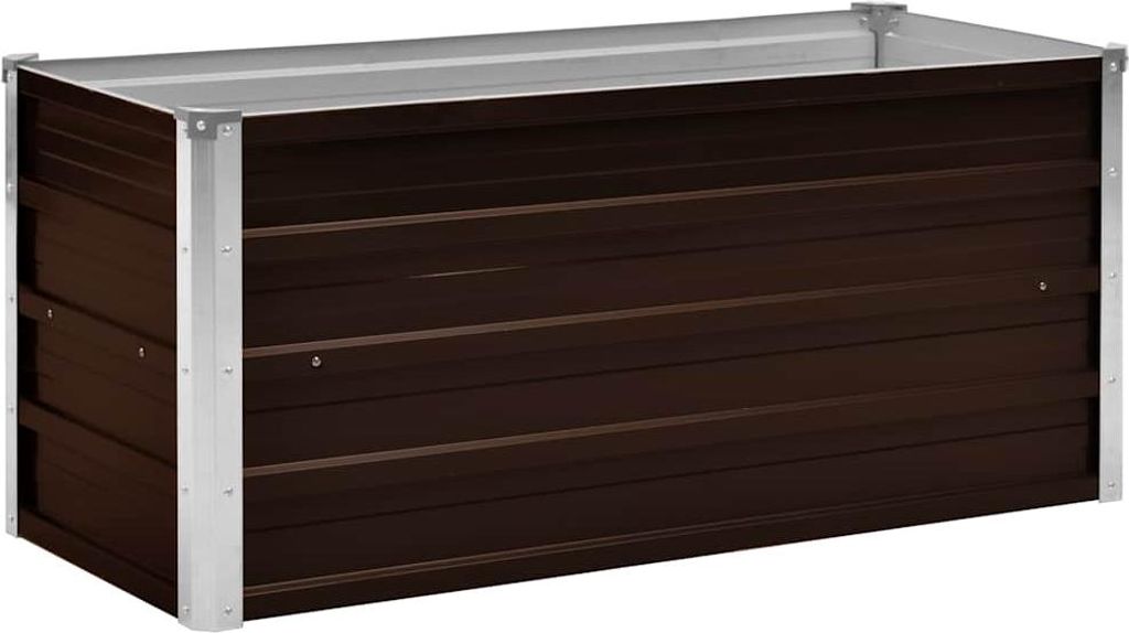 vidaXL Záhradný zvýšený záhon Brown 100 x 40 x 45 cm Obrázok produktu 