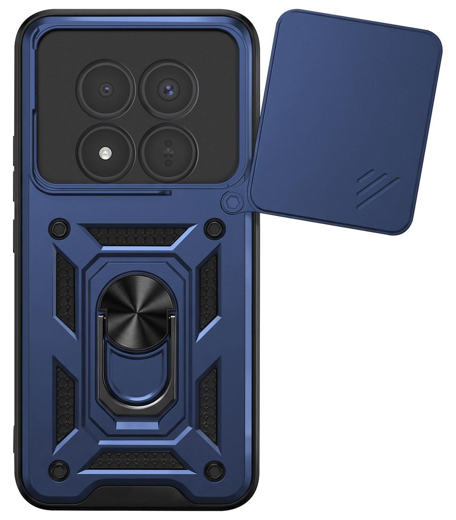 Mayaxess, Ring Hülle mit Kameraschiebeschutz für Redmi Note 15 Pro Plus 5G, Nachtblau