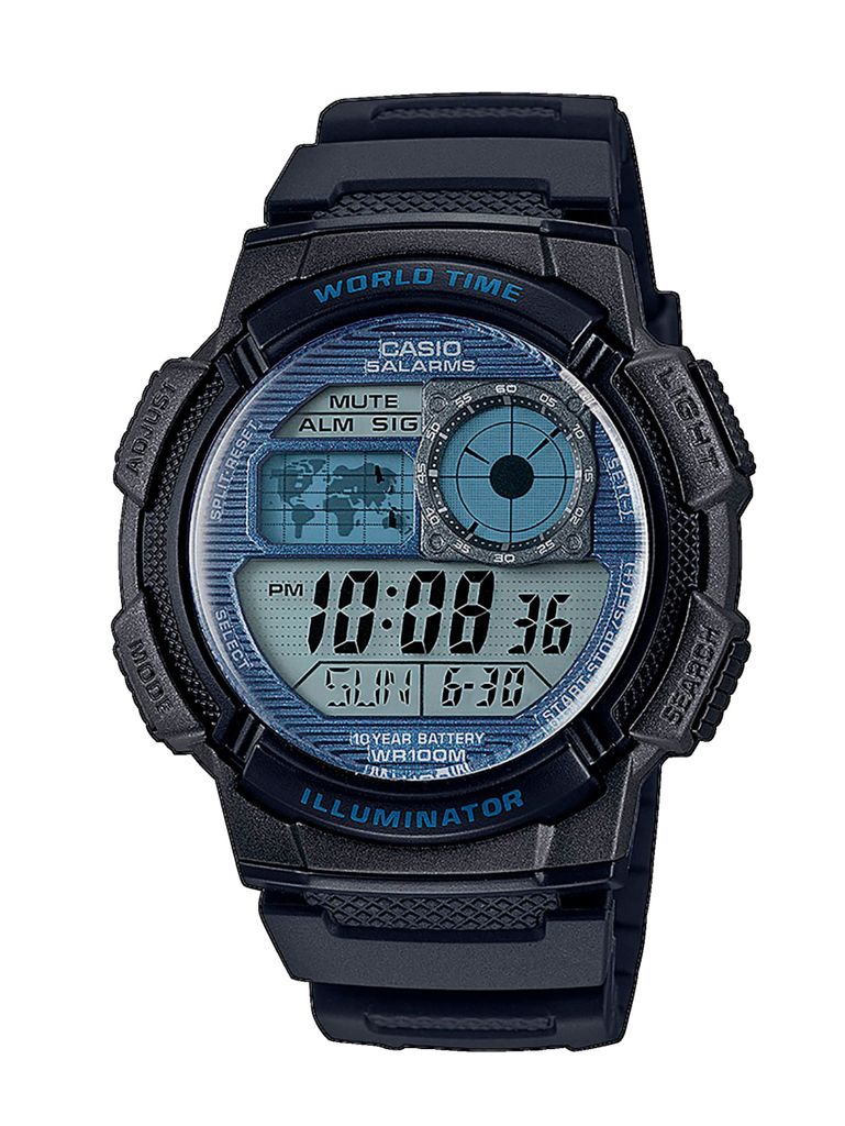 Casio Collection > Armbanduhr Weltzeitfunktion Resin Produktbild 