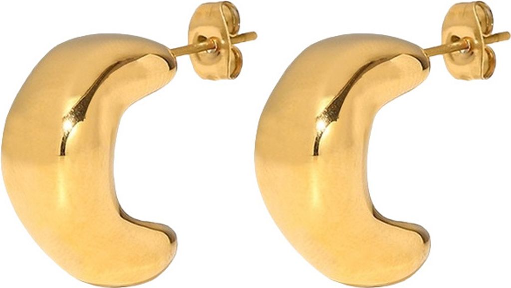 Oaklyn Ohrringe - Elegante Goldene Edelstahl Ohrringe für Empfindliche Haut KP21678