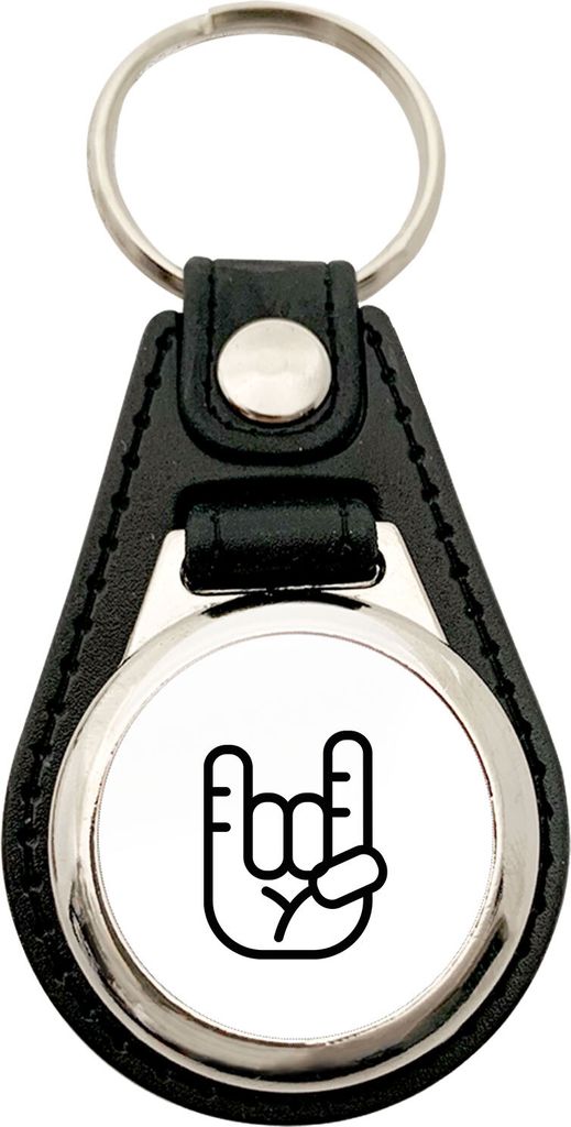 Huuraa Schlüsselanhänger Pommesgabel Hand Metall mit Produktbild 