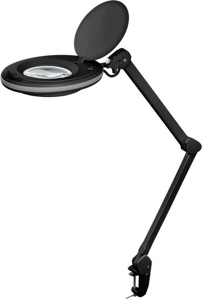 Goobay 64989 LED-klemverlichting met vergrootglas, 8 W, Productafbeelding 