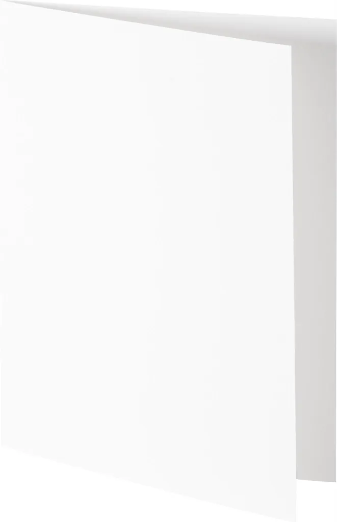 Carte d'Invitation Blanche A5 pour Mariage et Anniversaire à Décorer