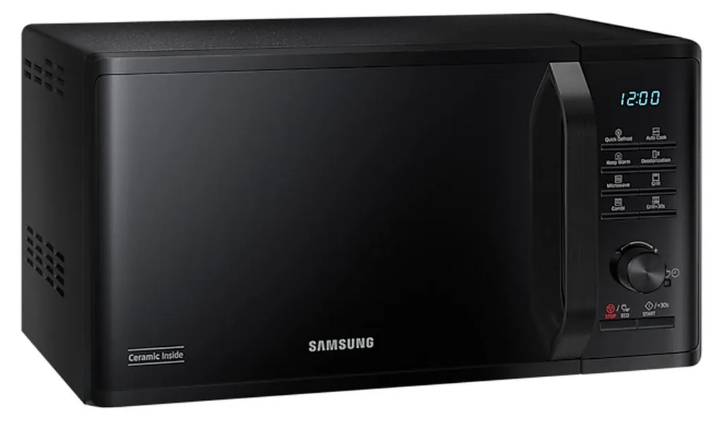 Micro-ondes combiné grill Samsung 23 litres noir avec cuisson rapide - 10