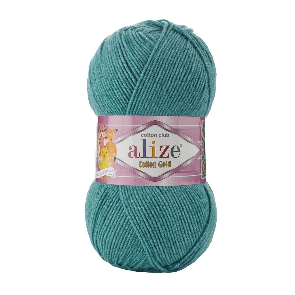 100g Strickgarn Alize Baumwolle Gold Uni Klassikgarn Häkelgarn Strick-Wolle