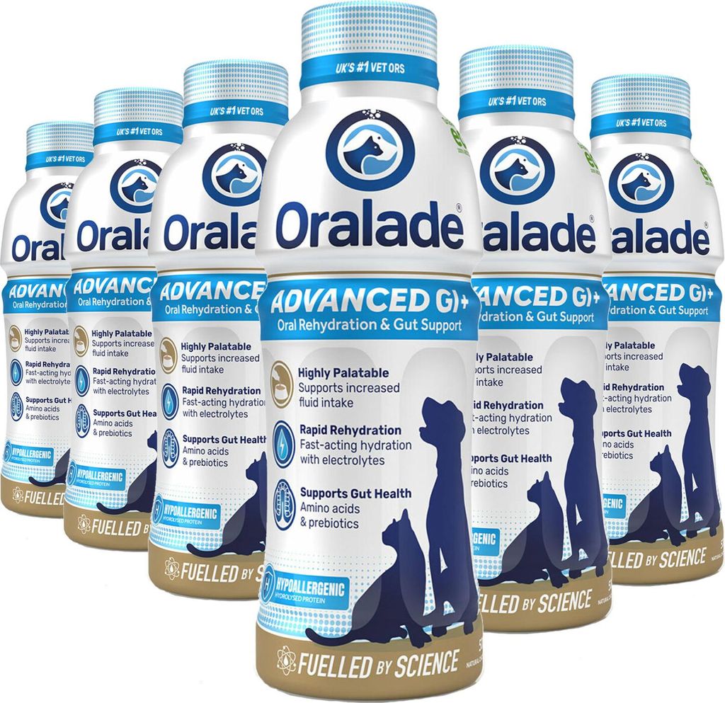 6x500 ml Oralade Advanced GI+ für Hunde & Katzen Produktbild 