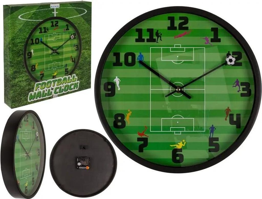 OOTB Wanduhr Fußball 30 x 30 x 45 cm Produktbild 