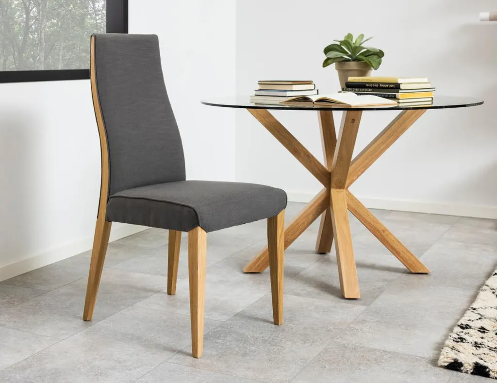 Table de repas HEAVEN extensible en céramique grise et métal robuste