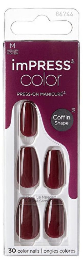 Kiss My Face - ImPRESS Color MC Winery in NYC Nails 30 pcs