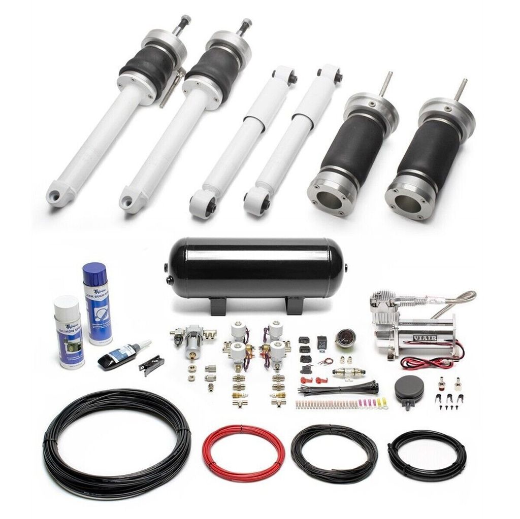 TA Technix Luftfahrwerk Kit schwarz für MCC Smart Fortwo Cabrio Coupe 452 450