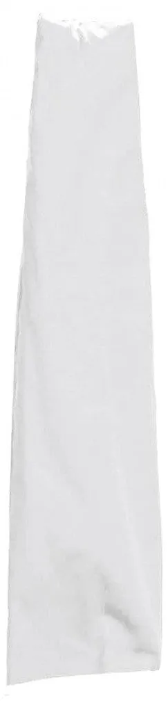 Housse pour parasol blanche en polyester - Protection 412 x 86 x 0,5 cm