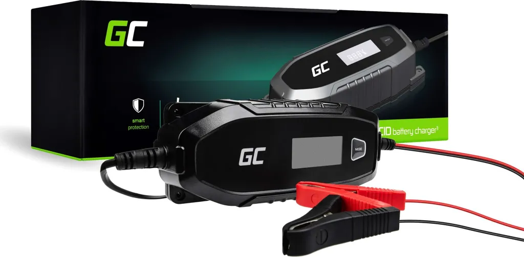 Chargeur 6V/12V 4A Green Cell ACAGM07 avec Protection contre Surcharge