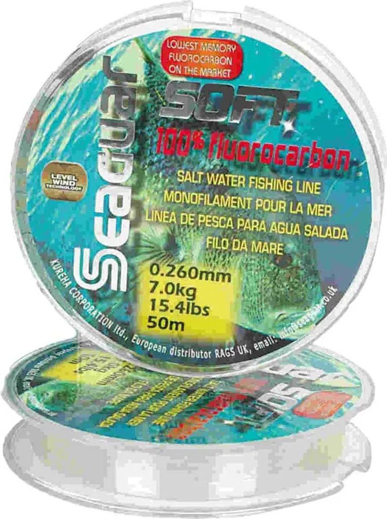 Fil de pêche Fluorocarbone Colmic Seaguar Soft 50m invisible 0,370 mm