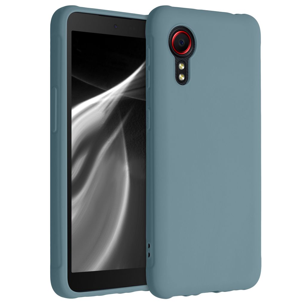 Soft Handyhülle kwmobile Hülle kompatibel mit Samsung Galaxy A51 Handy Case in Blaugrün Hülle Silikon