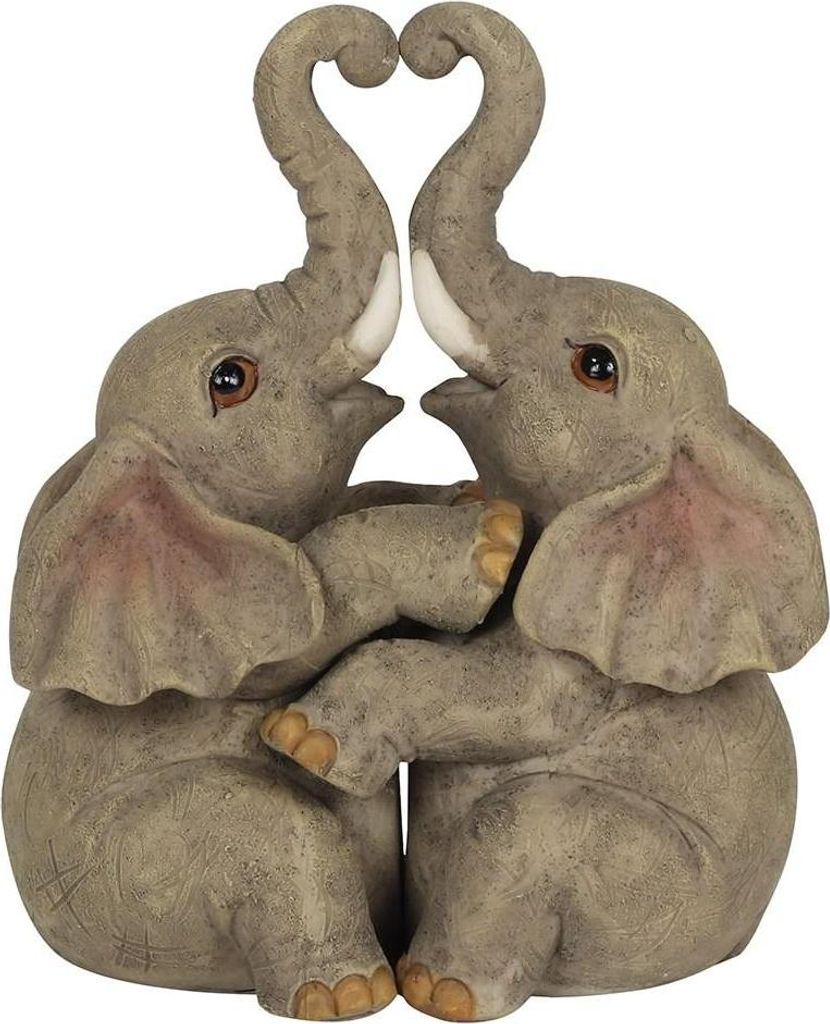 Something Different - Ornament "Embrace", Elefantenpaar SD3003 (Einheitsgröße) (Braun)