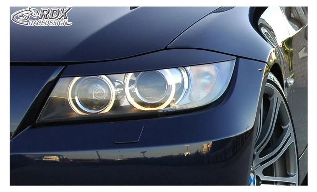 Panneaux de Phares RDX ABS Prêt à Peindre pour BMW Série 3 E90 E91 Set