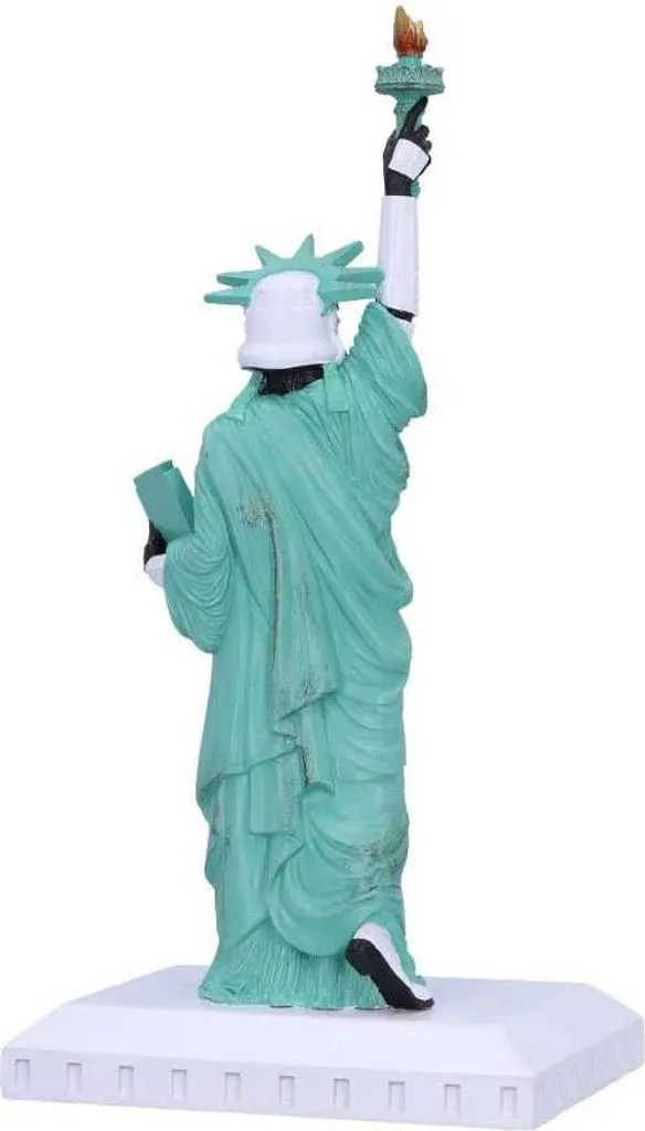 Figurine Stormtrooper Design Statue Liberté 23 cm en Résine de Qualité