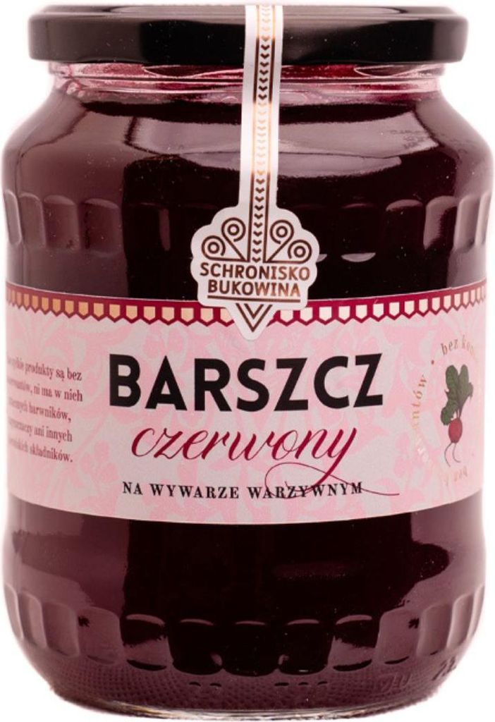 Roter Borschtsch auf Gemüsebrühe 700ml- Schronisko Bukowina
