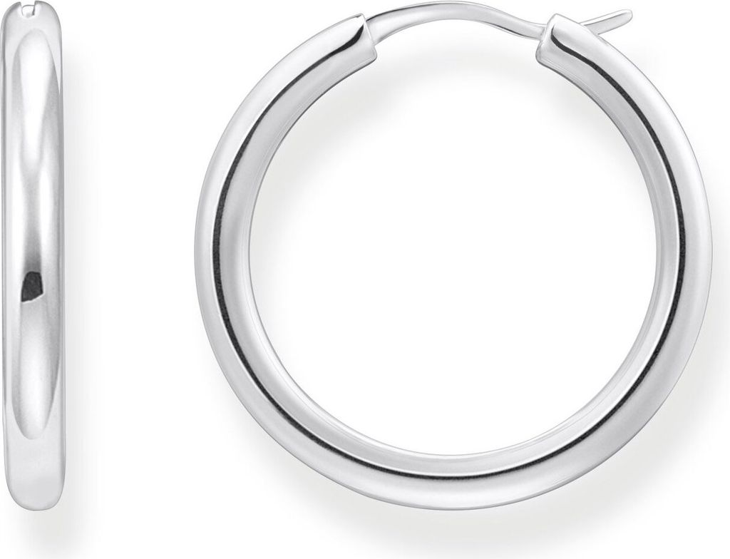 Orecchini A Perno Thomas Sabo In Argento 925, Con Zircone Bianco, Forma Geometrica, Eleganti - 4