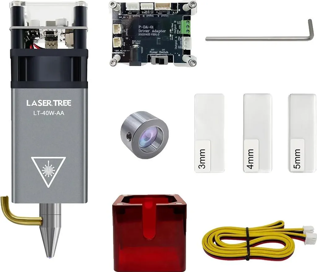 Modulo laser, potenza 5W, focalizzazione regolabile, forza 5W