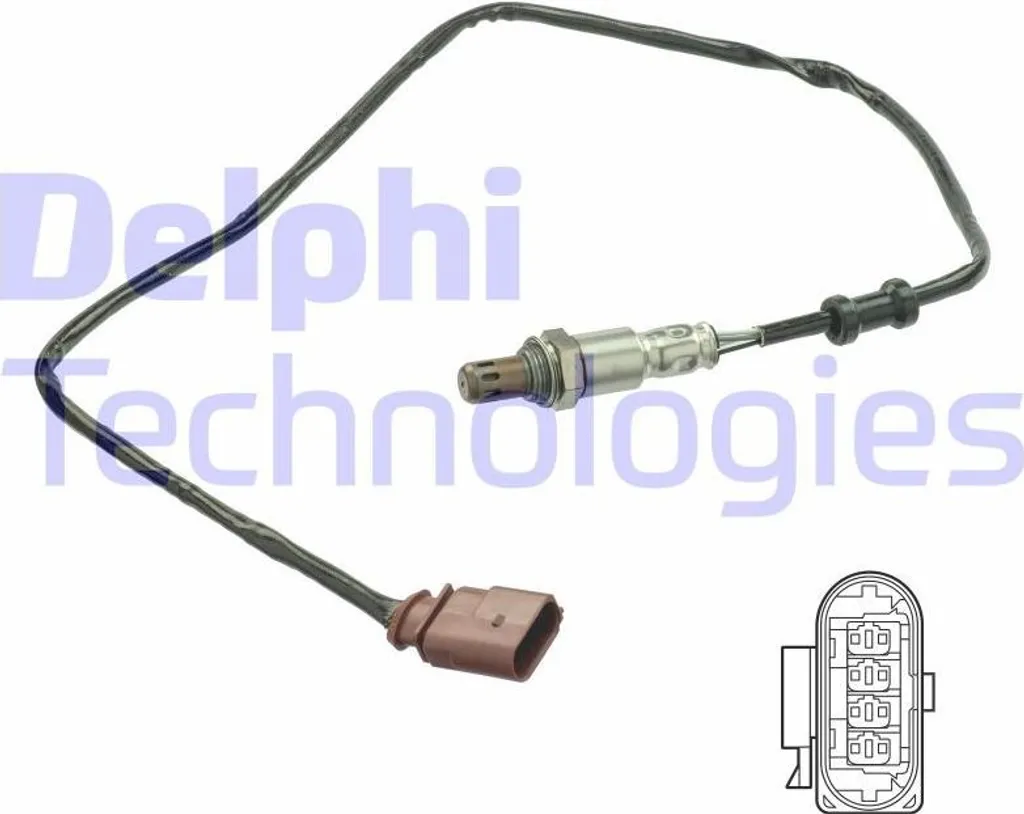 Sonde Lambda Delphi ES21103-12B1 pour VW UP et Citigo OE 04C906262