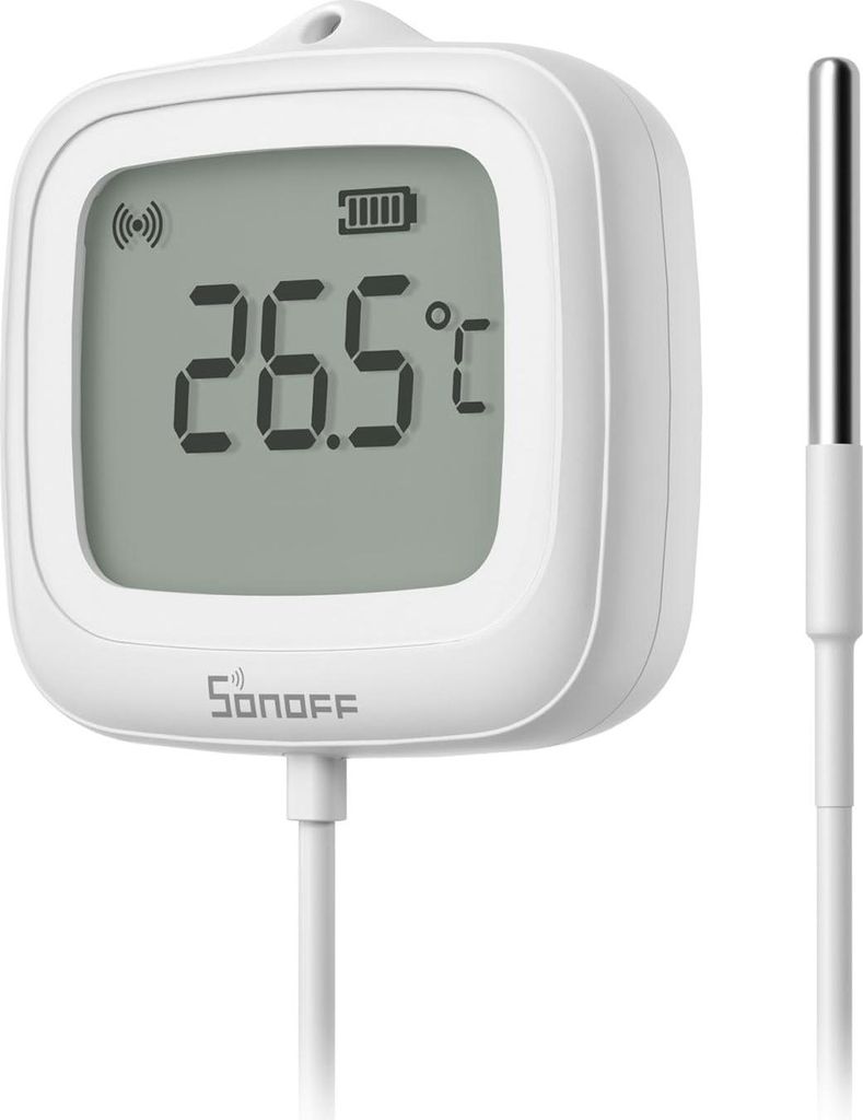 SONOFF SNZB-02LD Zigbee wasserdichter Temperatursensor mit Produktbild 