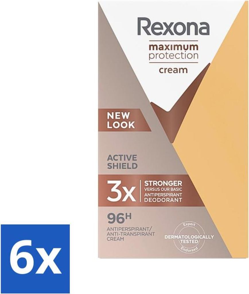 Rexona - Deodorant Stick - Maximaler Schutz - Extra starker Schutz - 45 ml - Vorteilspack - 6 Stücke
