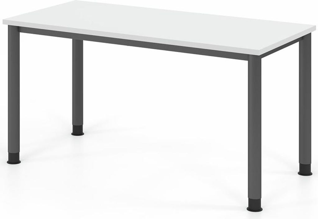 Büro Mini-Office Schreibtisch 140 x 67,2 cm Modell HS614 W=Weiß