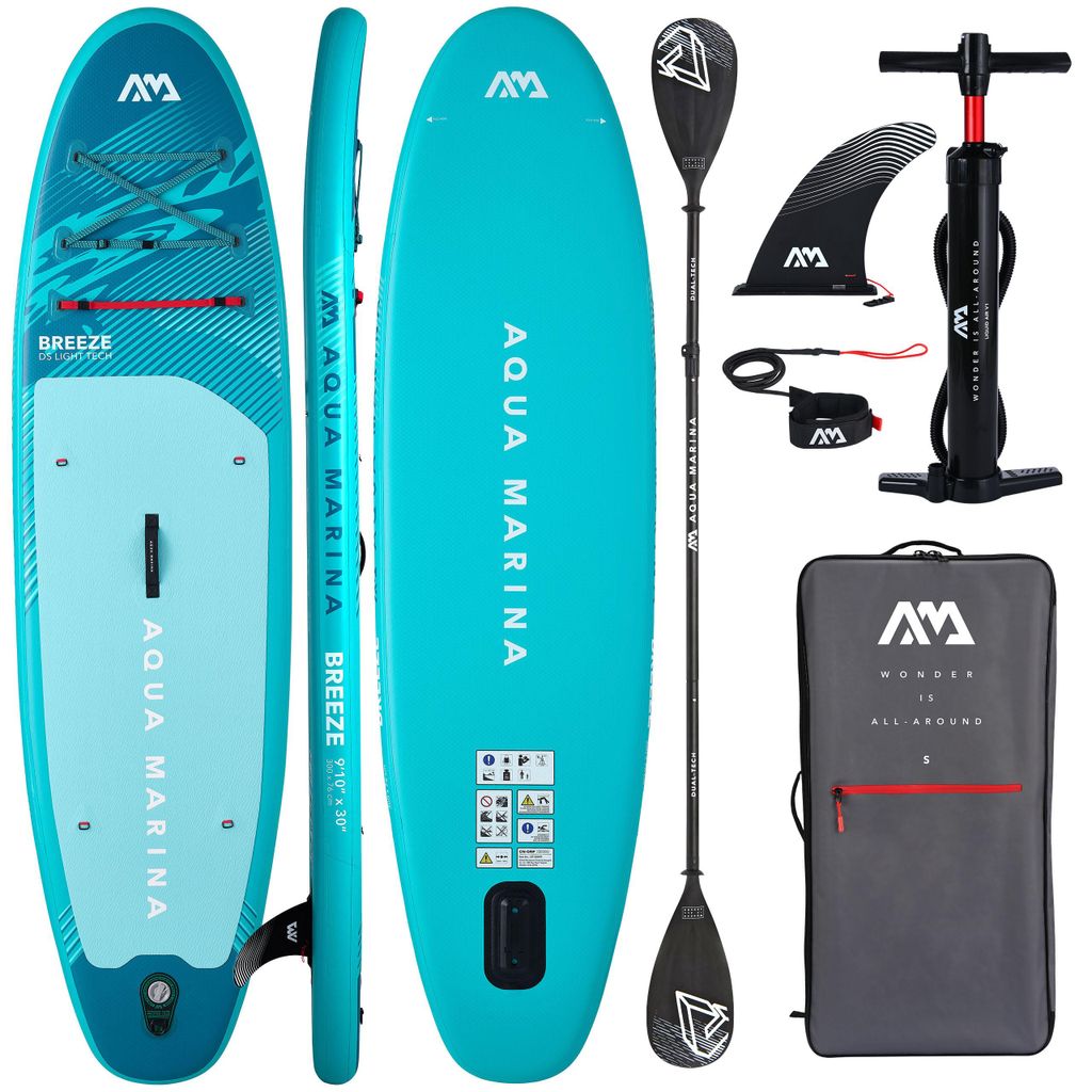 SUP Board Aqua Marina Breeze 9'10" 2026 Silver Tree | Kajakpaddel 2in1 | Anfänger SUP