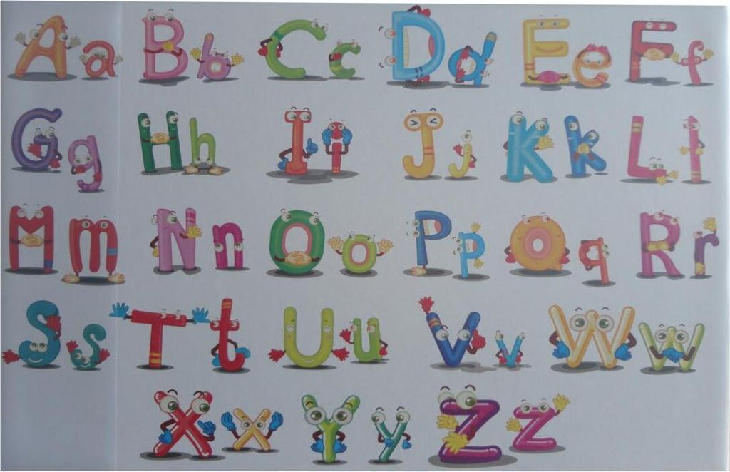Schreibtischunterlage 58,5x38,5cm / mit Alphabet "ABC" Produktbild 