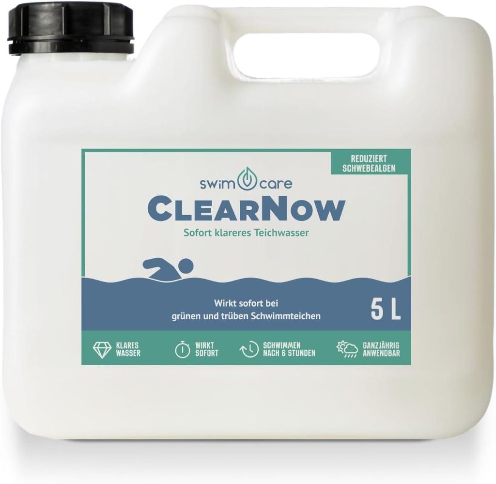 swimcare ClearNow 5L Sofort-Teichklärer gegen Schwebealgen Produktbild 