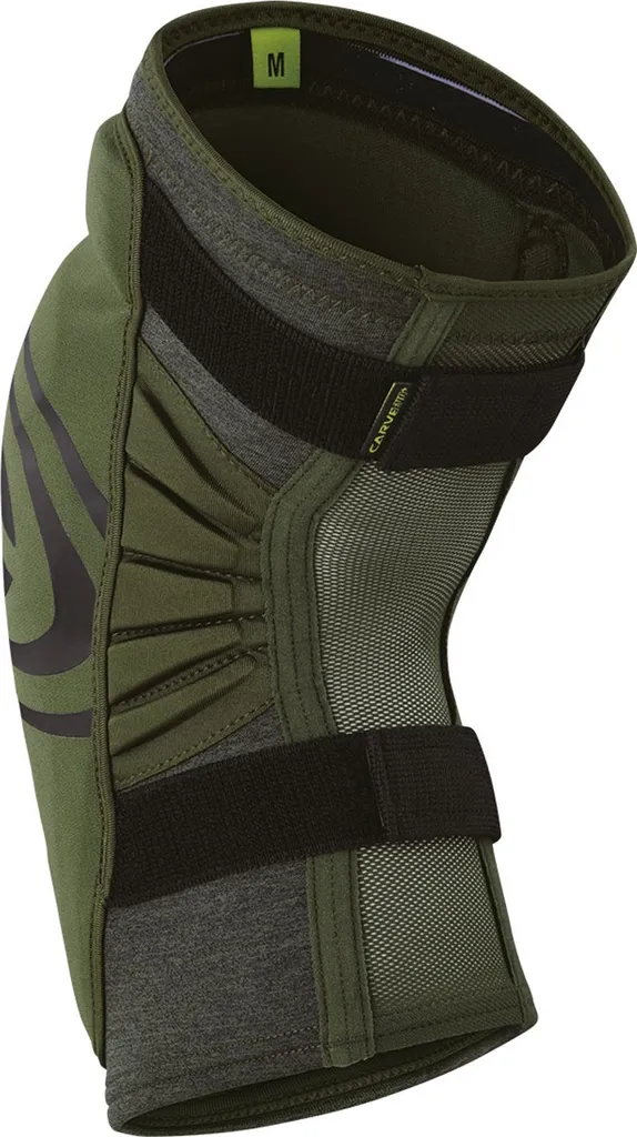 Genouillères iXS Carve EVO+ olive XL : protection VTT sans glisse