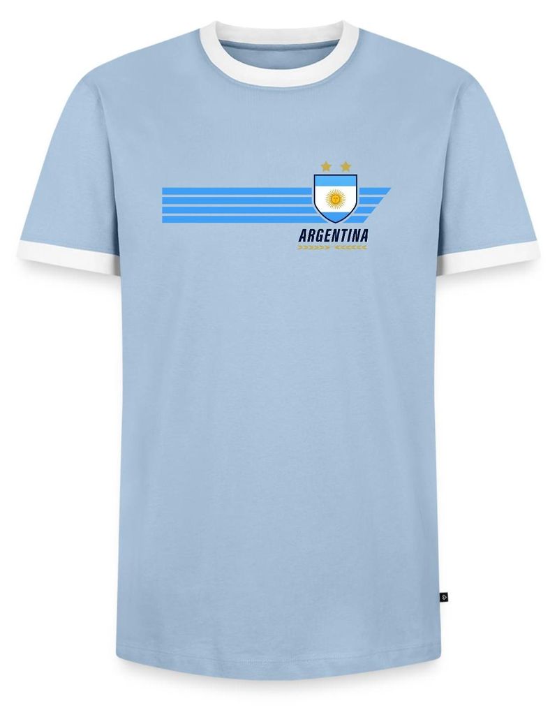 Spreadshirt Argentinien Fußball Fanlook Trikot Männer Produktbild 
