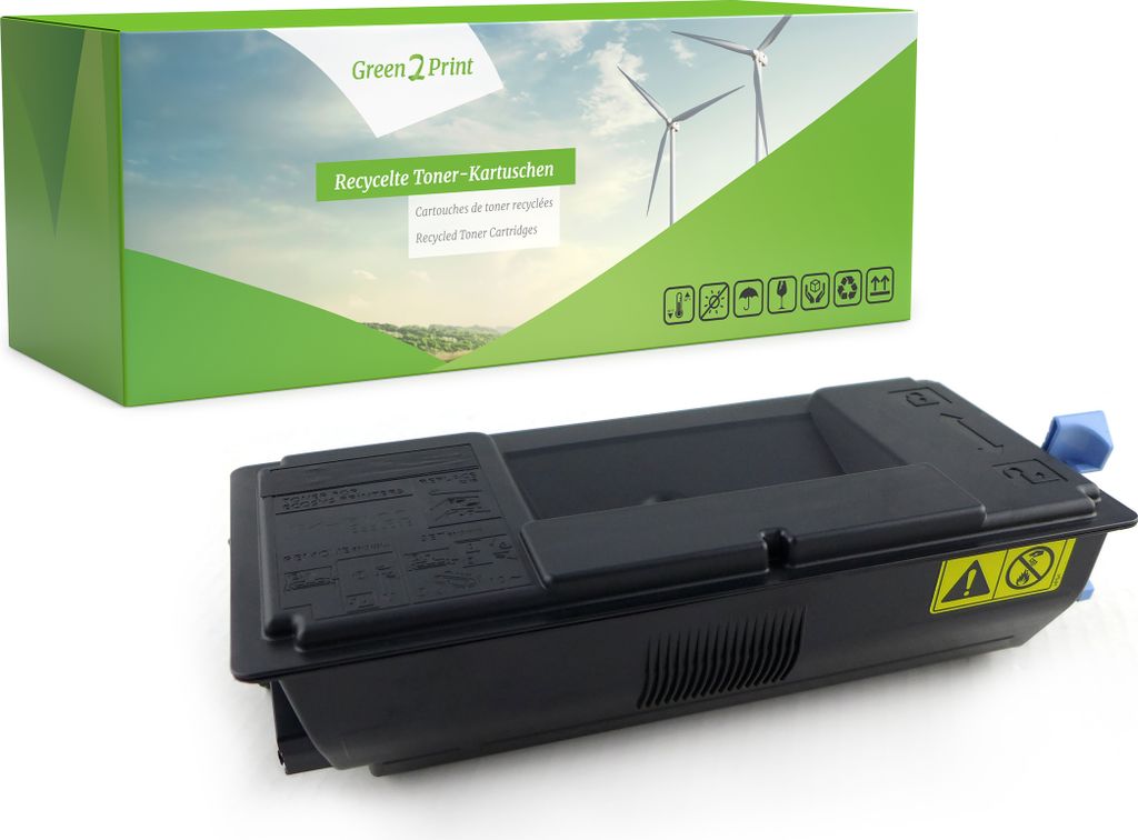 Green2Print Toner schwarz 12500 Seiten ersetzt Kyocera TK-3400, TK3400 passend für Kyocera ECOSYS MA4500FX, MA4500X, PA4500X