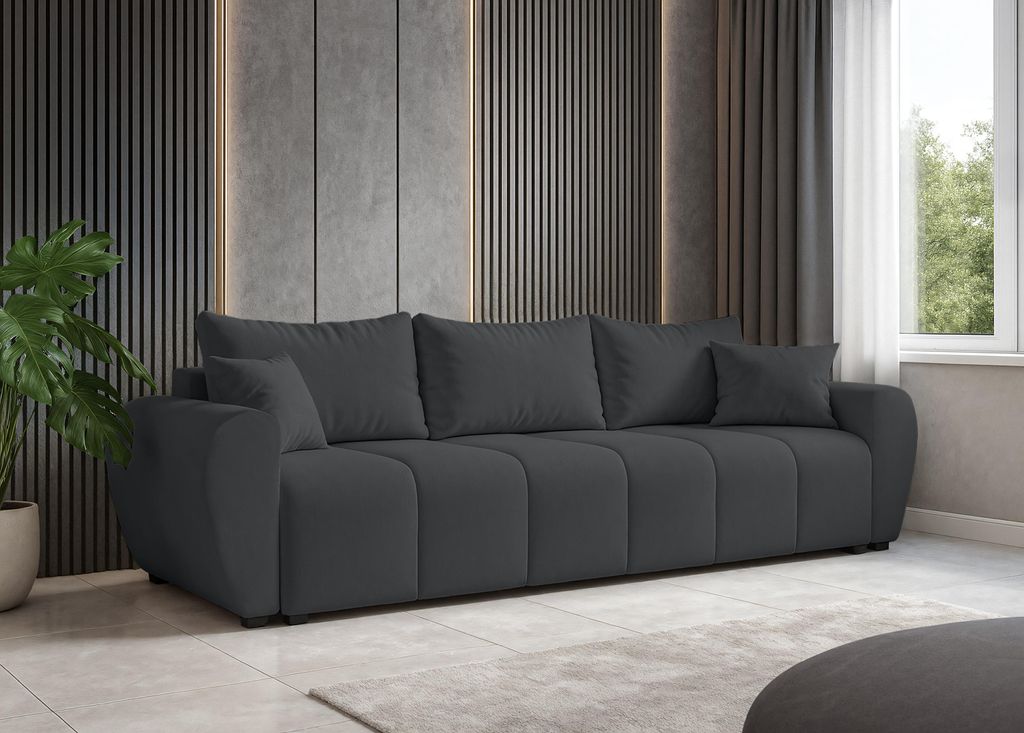 AX LIVING Malatya Big Sofa mit Schlaffunktion Schlafsofa in Produktbild 