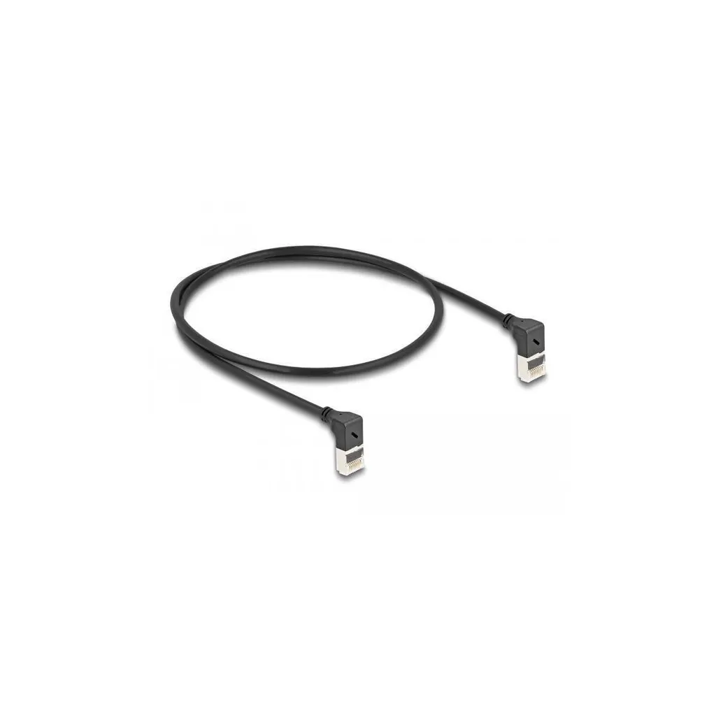 Cavo Lan Sottile Delock Cat.6A S/FTP 0.5m 90° - Ideale per il Gaming