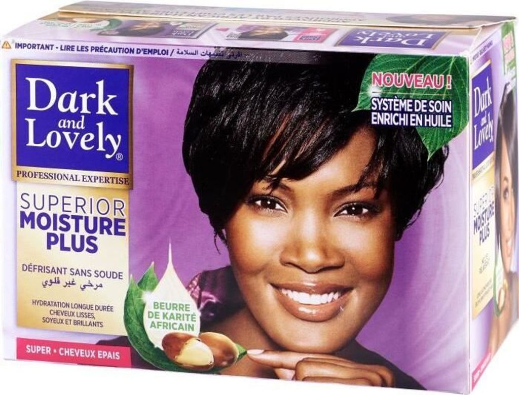 Dark & Lovely Moisture Plus Shea Butter Conditioning Relaxer Super Hair Straightening