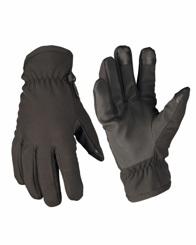 Softshell handschoenen met Thinsulate isolatie, zwart, maat Productafbeelding 