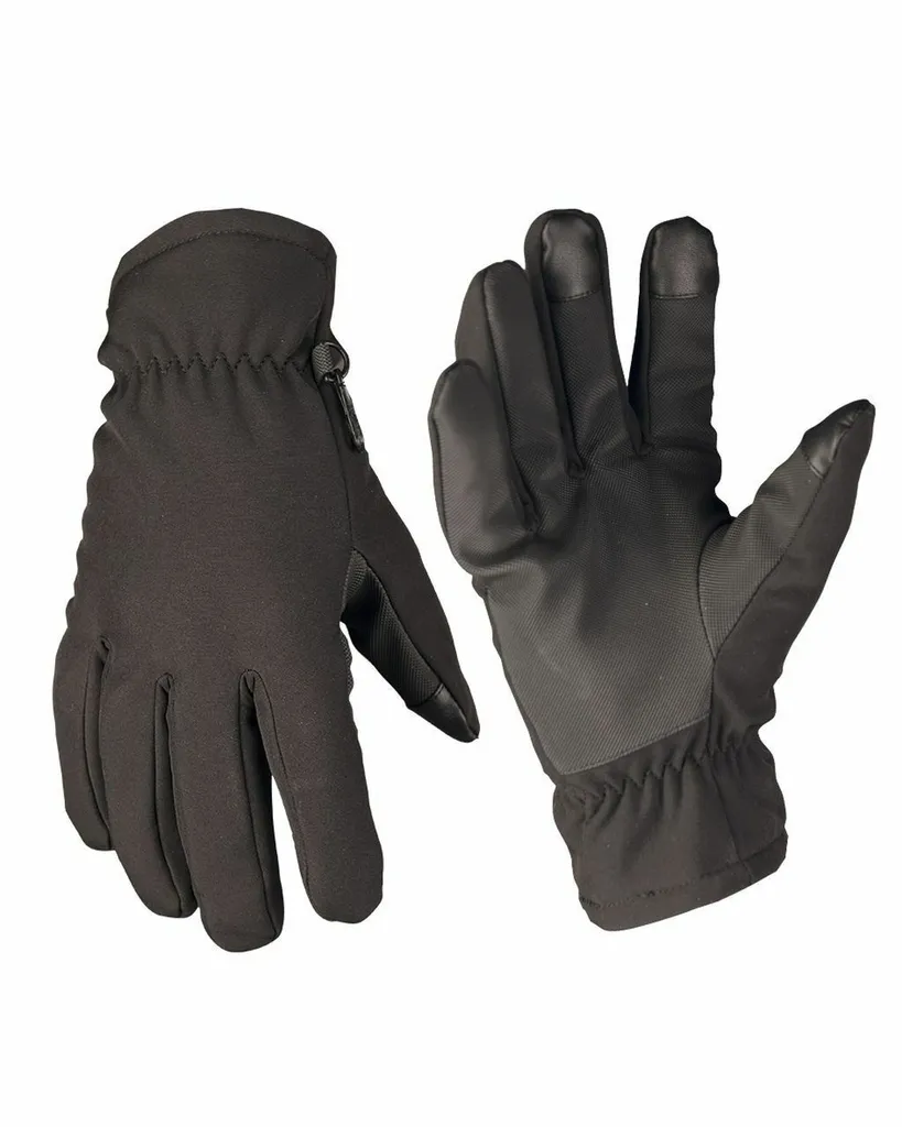 Guanti Neri Softshell Thinsulate M: Stile e Calore