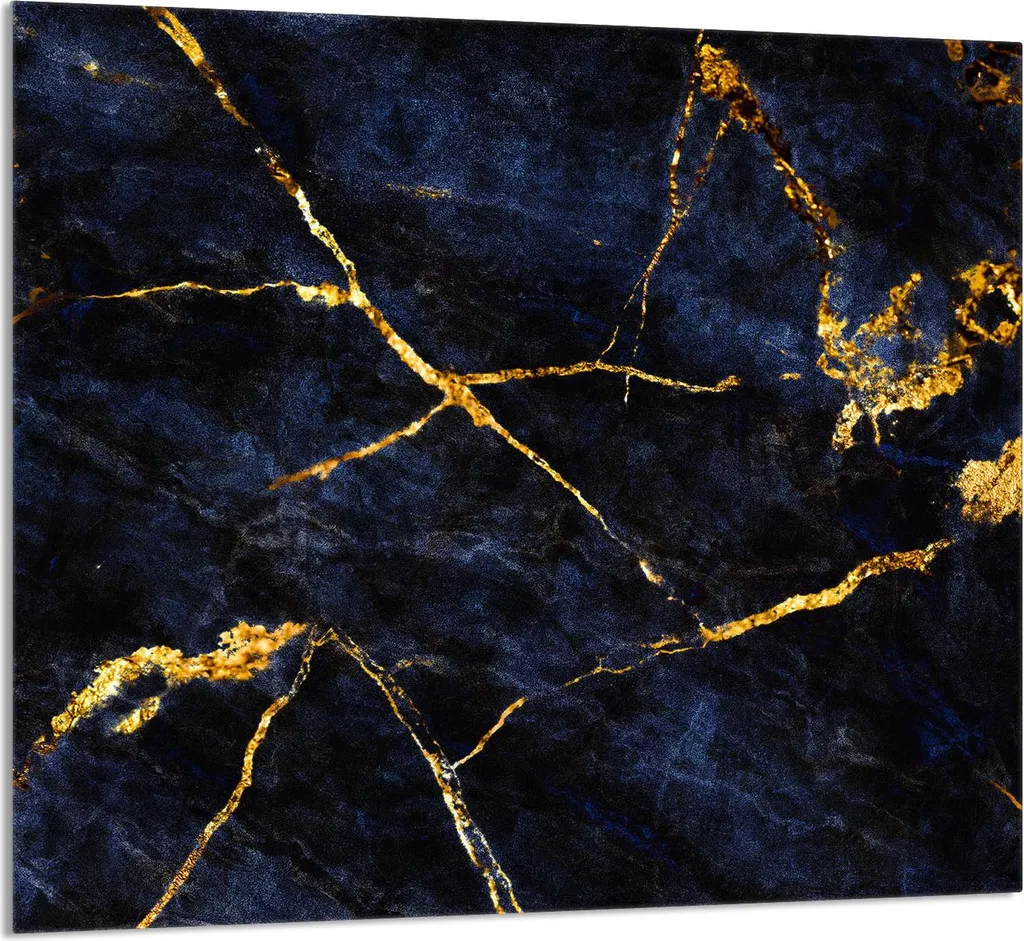 Coprifornelli e Paraschizzi in Vetro Temperato 65x60 cm Effetto Marmo