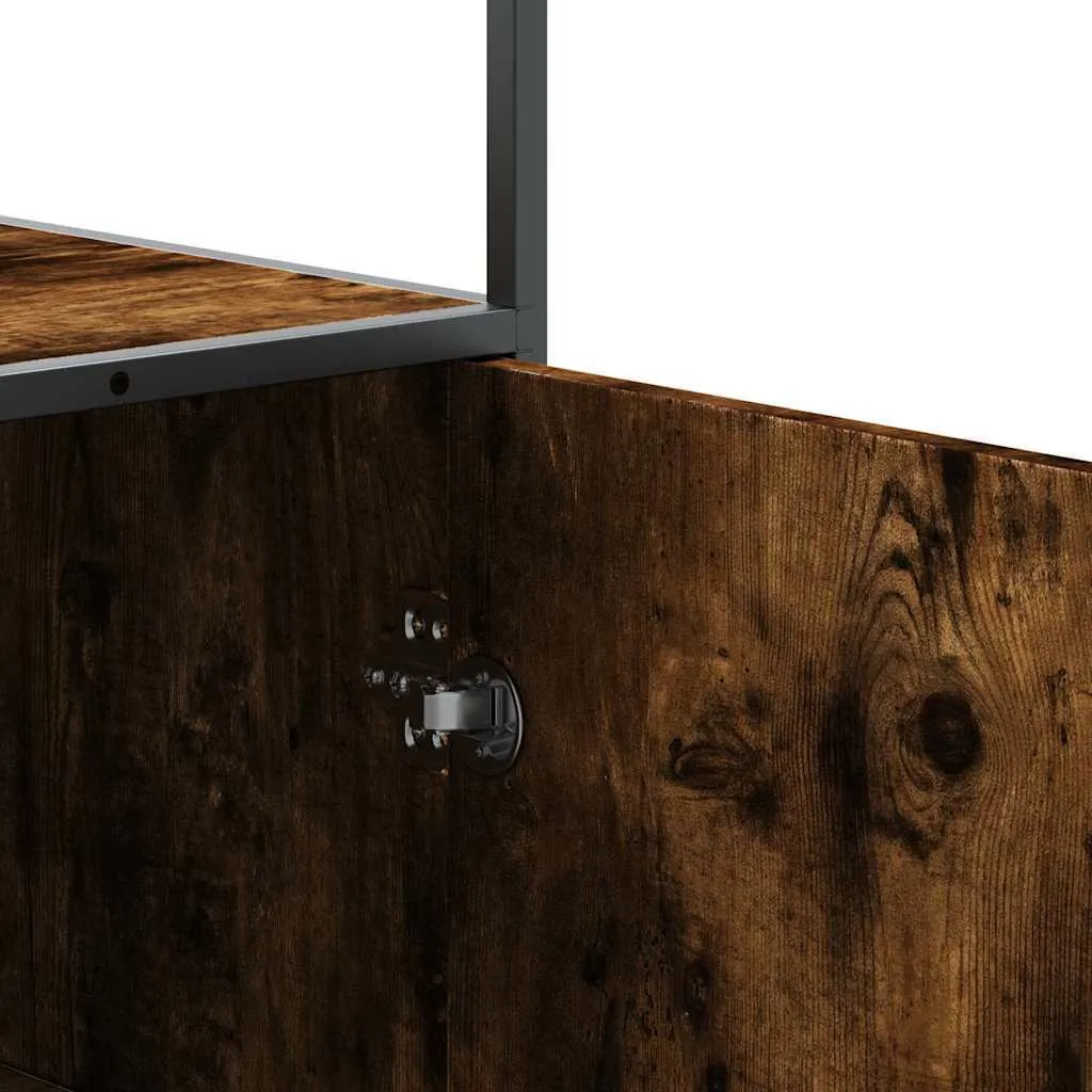 Credenza Maison Exclusive Rovere Affumicato | Mobile Soggiorno 4 Ante - 8
