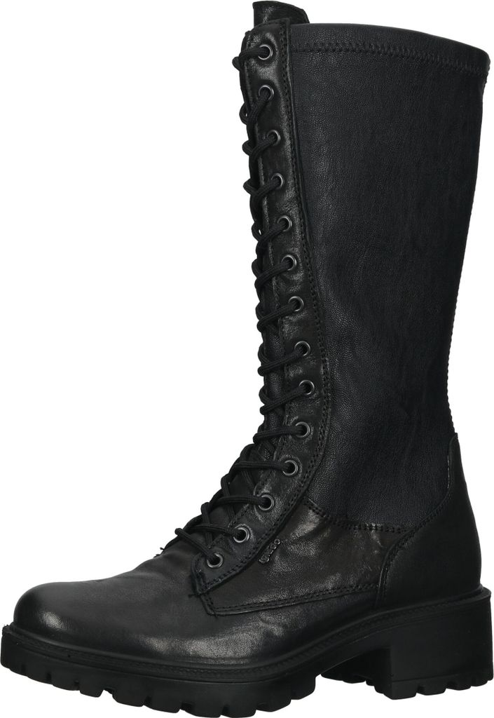 IGI&CO Leder Schnürstiefel mit Reißverschluss und herausnehmbarer Decksohle