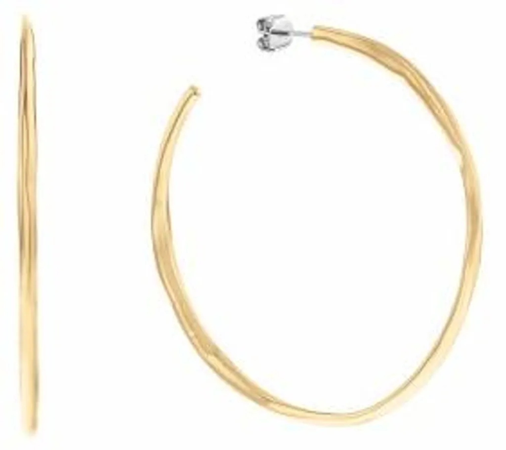 Calvin Klein Boucles d'Oreilles 35000112 Molten Doré 63mm Acier Inox