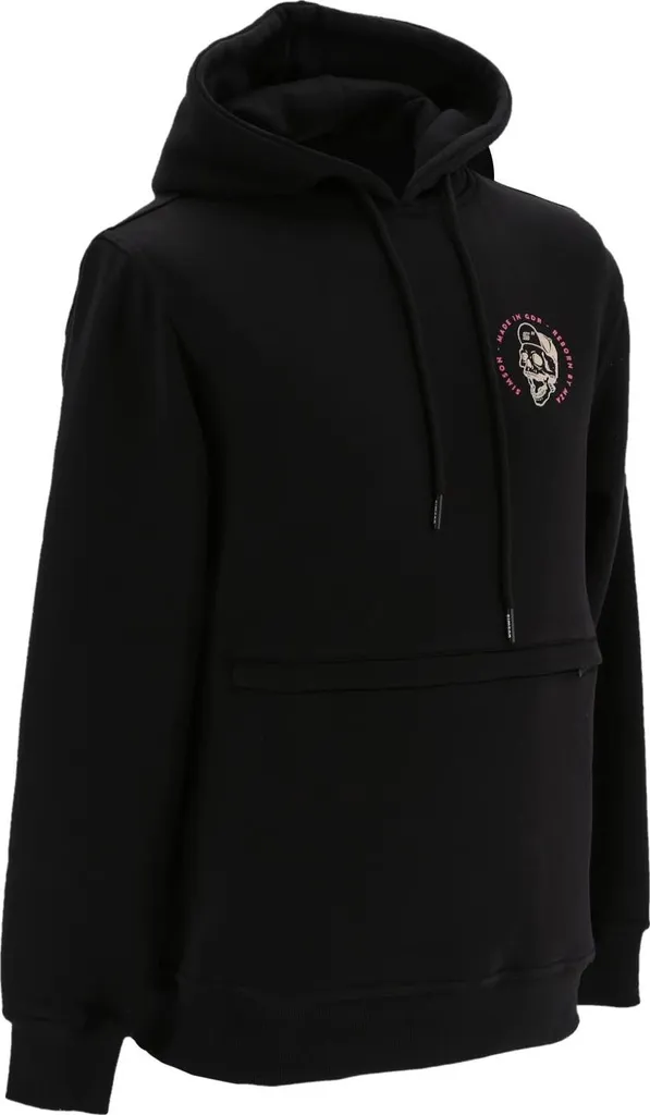 Sweat à capuche noir XS vêtement idéal pour les soirées fraîches