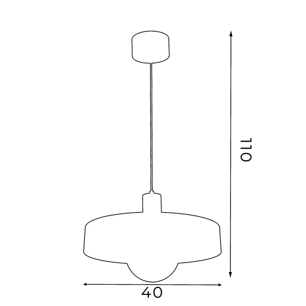 Suspension Sphère en Verre Ø40cm pour un Éclairage Doux et Chaleureux