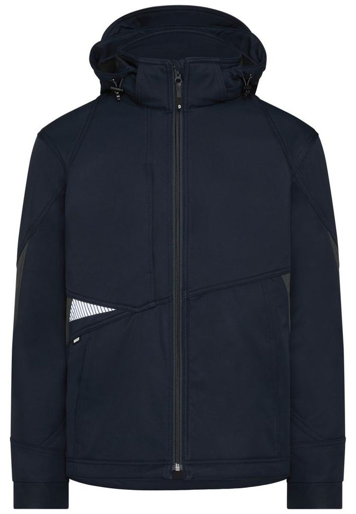 Giacca softshell DASSY® Gravity Next blu notte/grigio Immagine del prodotto 