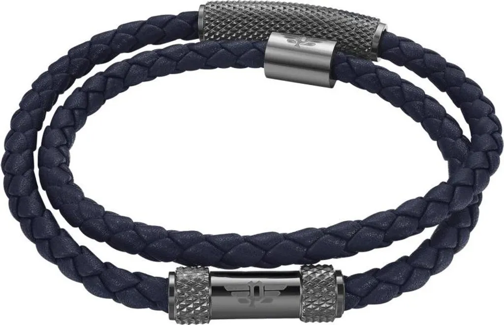 Bracelet double en cuir Urban Rebel PEAGB0001122/23 - Longueur 40 cm