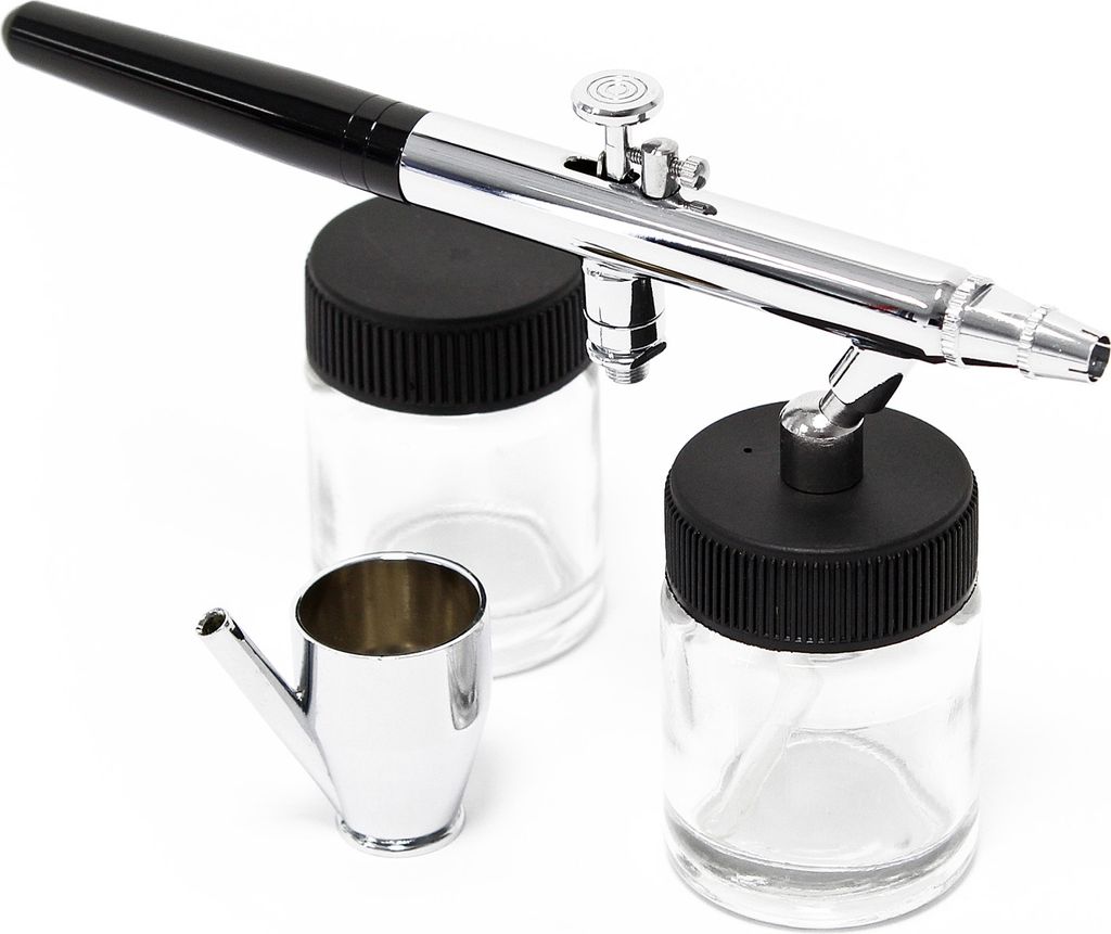 Wiltec Airbrush Pistole Typ 128 mit Double Action Funktion, Produktbild 