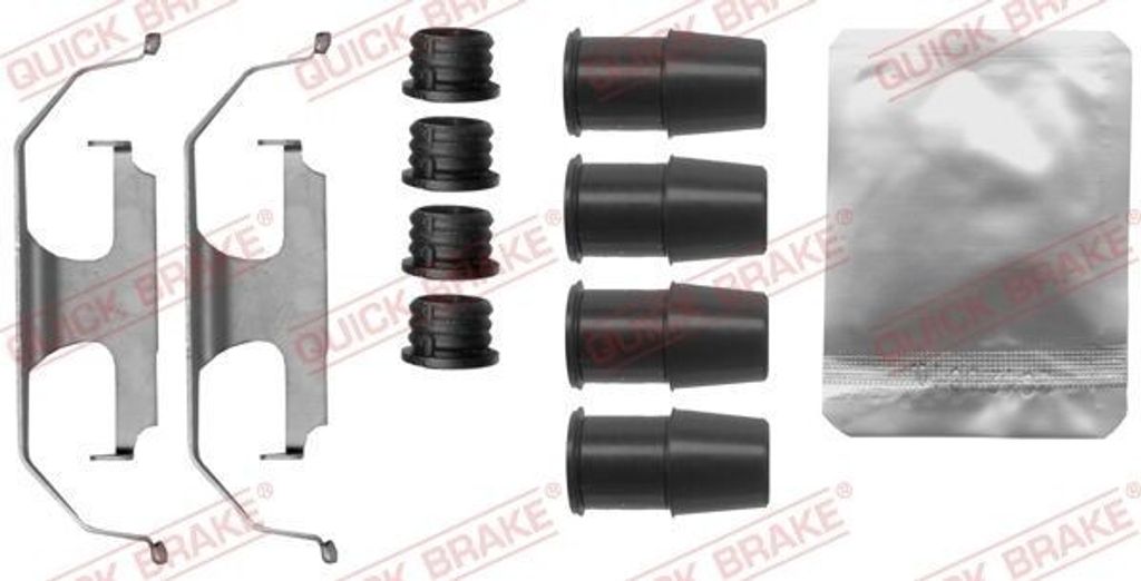 QUICK BRAKE 109-1889 Zubehörsatz Scheibenbremsbelag Hinten für BMW 3 Touring (F31) 3 Limousine (F30, F80) 4 Gran Coupe (F36) 3 GT (F34) 4 Coupe